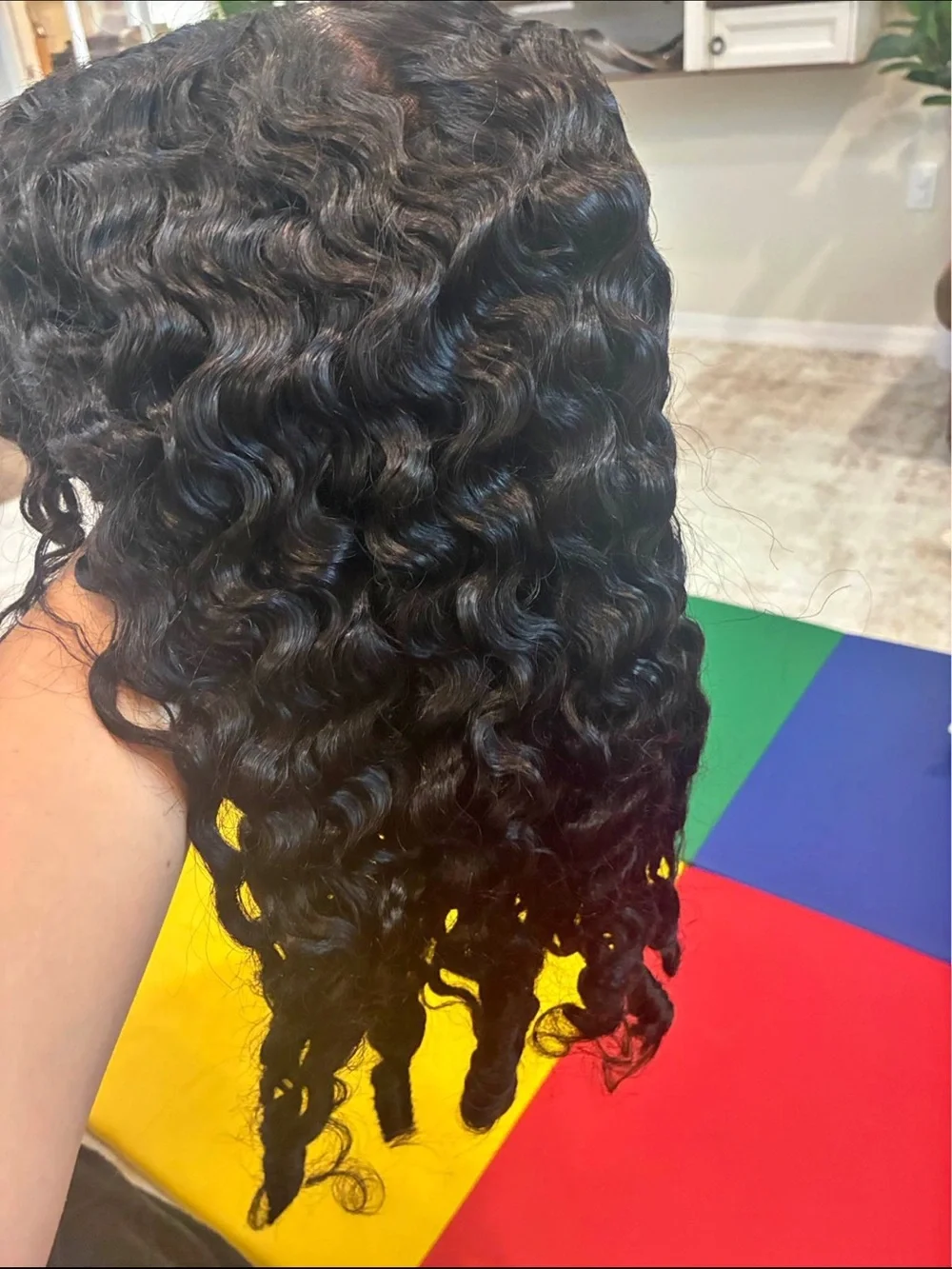 Moda Burmese Curly 13x6 Full Lace Wig - Natural Black